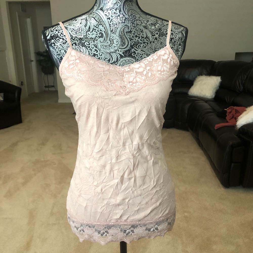 A crimped tank top